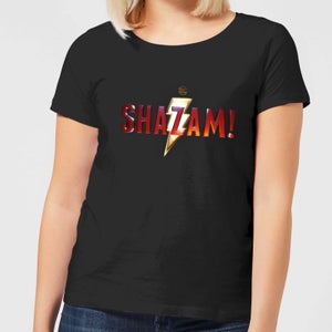 Shazam! Logo dames t-shirt - Zwart