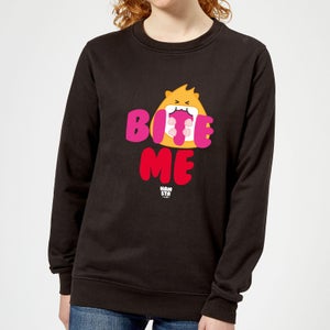 Hamsta Bite Me Women's Sweatshirt - Black