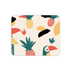Mouse Mats Parrots And Pineapples Mouse Mat