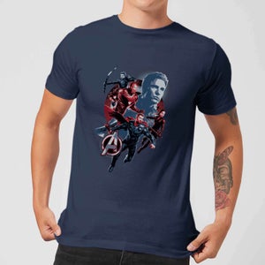 Avengers: Endgame Shield Team Men's T-Shirt - Navy