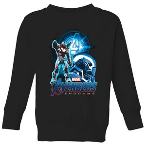 Sweat-shirt Avengers: Endgame War Machine Suit - Enfant - Noir