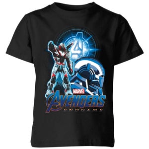 T-Shirt Avengers: Endgame War Machine Suit - Nero - Bambini