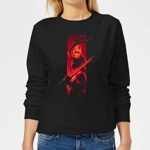 Hellboy Hail To The King Women's Sweatshirt - Black