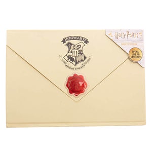 Carnet de notes à enveloppe Harry Potter - Crème