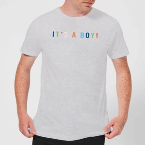 It's A Boy Men's T-Shirt - Grey