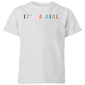 It's A Girl Kids' T-Shirt - Grey