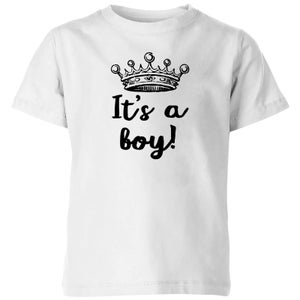 It's A Boy Kids' T-Shirt - White