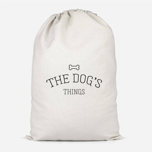 The Dog's Things Cotton Storage Bag