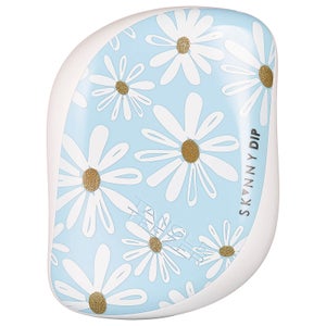 Tangle Teezer x SkinnyDip Compact Styler Detangling Hairbrush - Dreamy Daisies