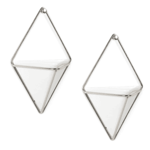 Umbra Trigg Wall Vessel - White Nickel (Set of 2)