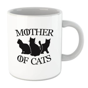 Mother Of Cats White Tee Mug