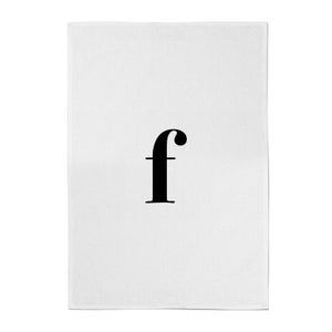 F Cotton Tea Towel