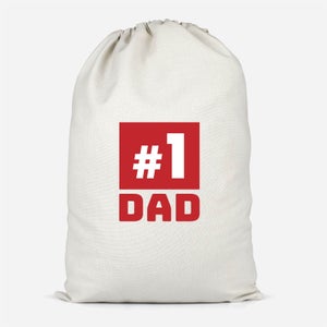 Number 1 Dad Cotton Storage Bag