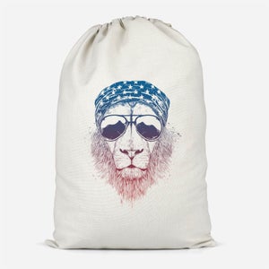 Bandana Lion Cotton Storage Bag