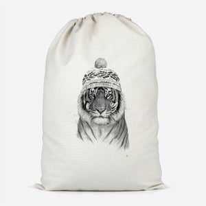Winter Tiger Cotton Storage Bag