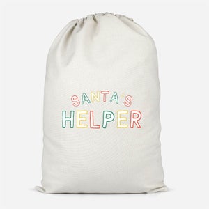 Santa's Helper Cotton Storage Bag