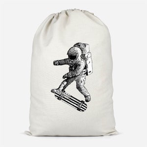 Kickflip In Space Cotton Storage Bag