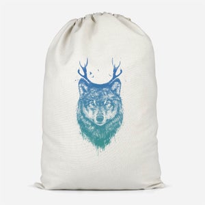 Wolf Cotton Storage Bag