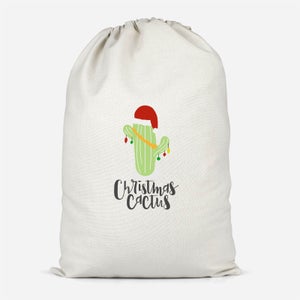 Christmas Cactus Cotton Storage Bag