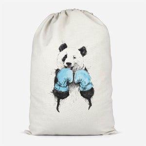 Boxing Panda Cotton Storage Bag