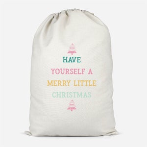 Have Yourself A Merry Little Christmas Cotton Storage Bag