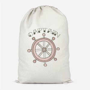 Captain Of The Ship Cotton Storage Bag