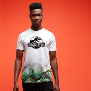 Jurassic Park Primal Faded Floral T-Shirt - White