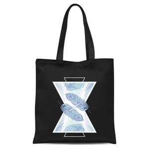 Feathers Tote Bag - Black