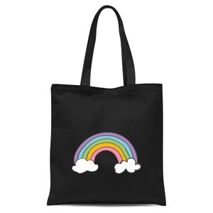 Rainbow Tote Bag - Black
