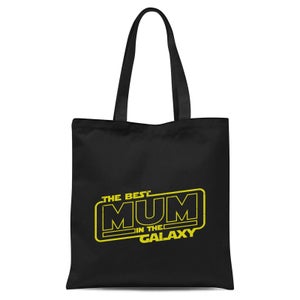 Best Mum In The Galaxy Tote Bag - Black