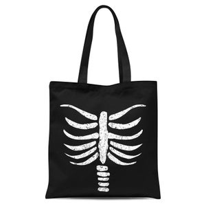 Skeleton Tote Bag - Black