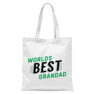 Worlds Best Grandad Tote Bag - White
