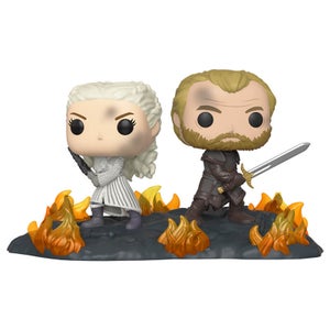 Figura Pop! Vinyl Juego de Tronos Daenerys y Jorah con espadas  