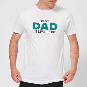 Best Dad In Liverpool Men's T-Shirt - White