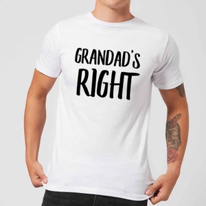 Grandad's Right Men's T-Shirt - White