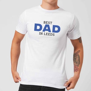 Best Dad In Leeds Men's T-Shirt - White
