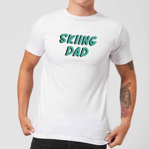 Skiing Dad Men's T-Shirt - White