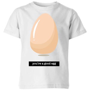 You're A Good Egg Kids' T-Shirt - White