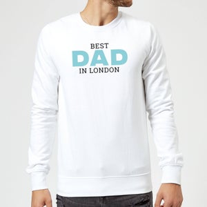 Best Dad In London Sweatshirt - White