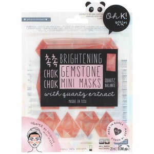 Oh K! Chok Chok Brightening Gemstone Mini Masks with Quartz Extract 25g
