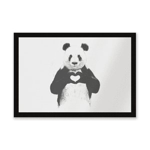 Panda Love Entrance Mat