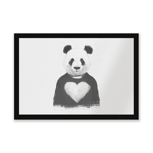 Panda Love Entrance Mat