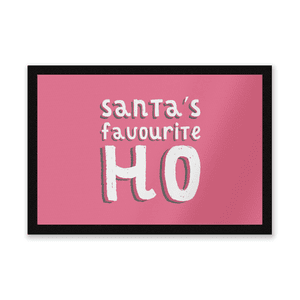 Santa's Favourite Ho Entrance Mat