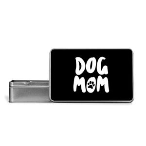 Dog Mom Metal Storage Tin
