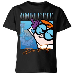Cartoon Network Spin-Off Dexter's Laboratory 90s Photoshoot kinder t-shirt - Zwart