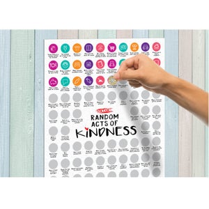 100 Day Random Acts of Kindness Scratch Poster