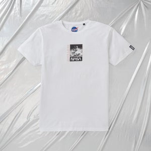 NASA Apollo 11 Moonwalk Unisex T-Shirt - Weiß