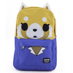 Loungefly Sanrio Aggretsuko Big Face Nylon Backpack