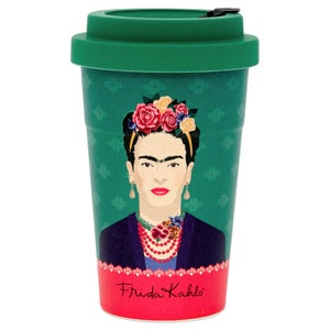 Frida Kahlo Green Vogue Travel Mug