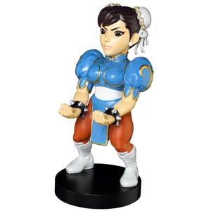 Street Fighter Sammlerstück Chun Li 20,3 cm Cable Guy Controller und Smartphone-Ständer